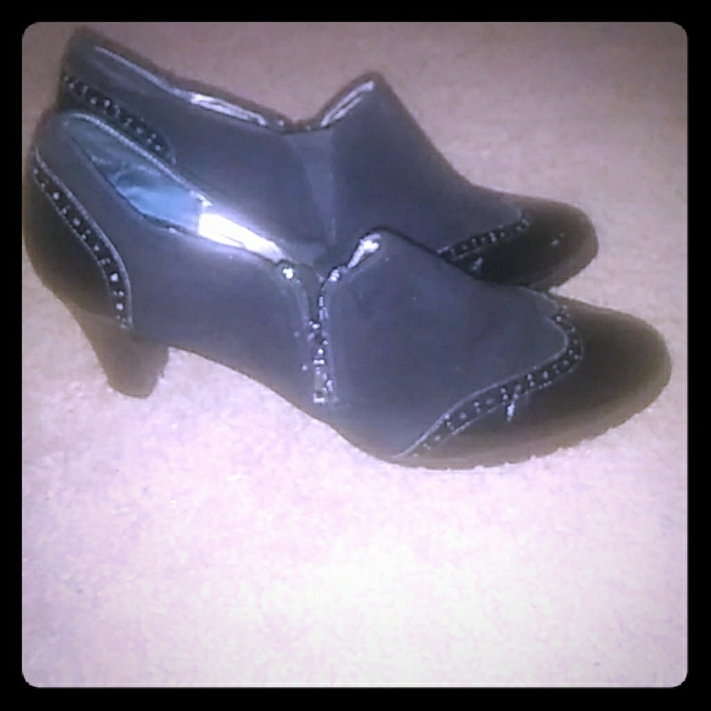 High heeled shoes